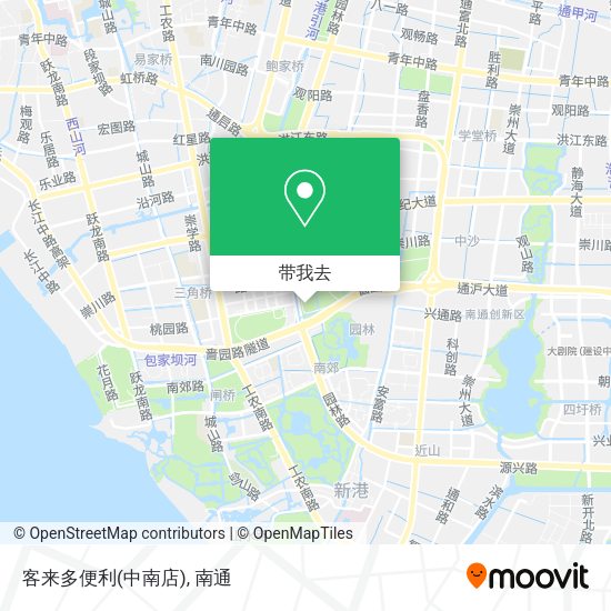 客来多便利(中南店)地图