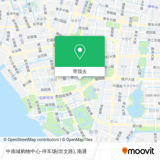 中南城购物中心-停车场(崇文路)地图