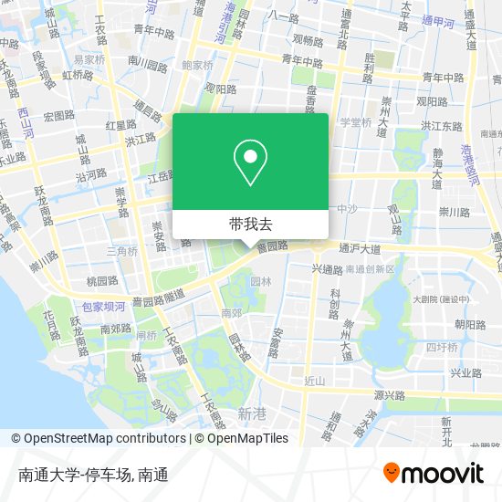 南通大学-停车场地图