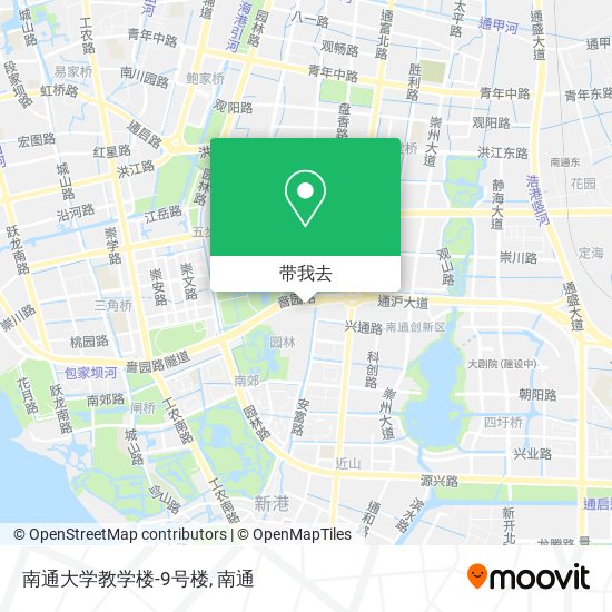 南通大学教学楼-9号楼地图