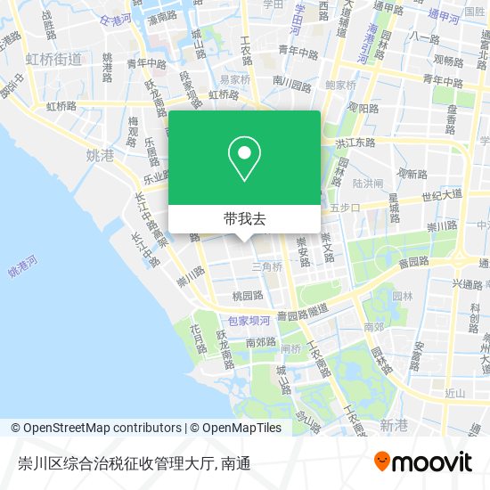 崇川区综合治税征收管理大厅地图