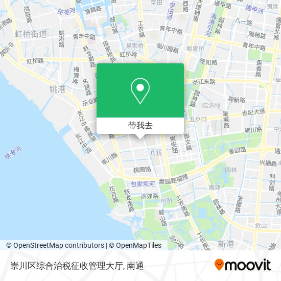崇川区综合治税征收管理大厅地图