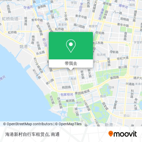 海港新村自行车租赁点地图