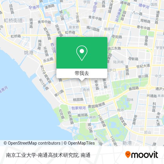 南京工业大学-南通高技术研究院地图