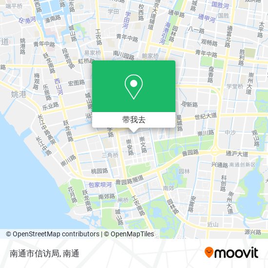 南通市信访局地图