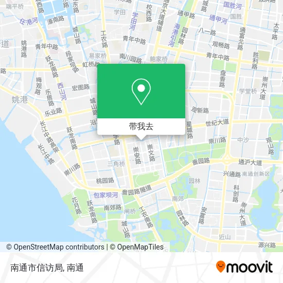 南通市信访局地图
