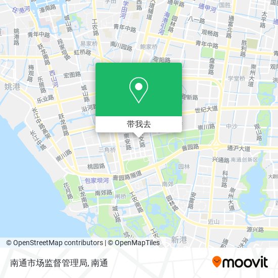 南通市场监督管理局地图