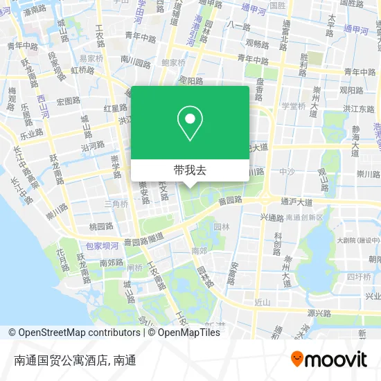 南通国贸公寓酒店地图