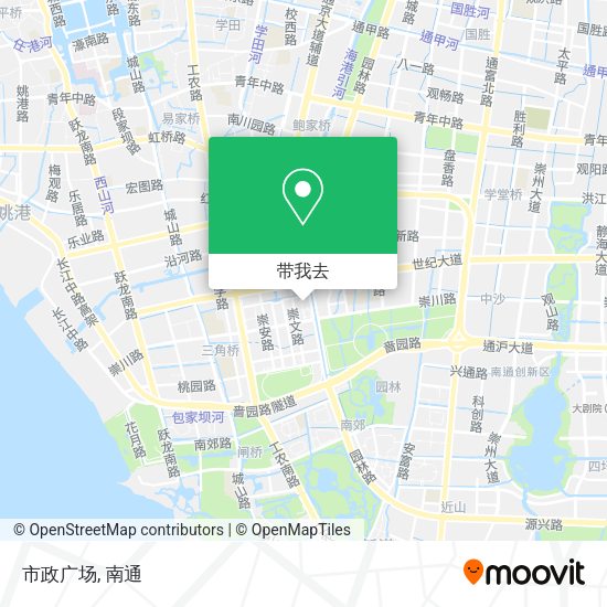 市政广场地图