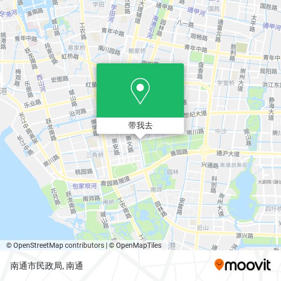南通市民政局地图