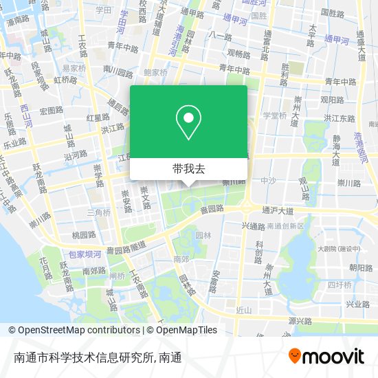 南通市科学技术信息研究所地图