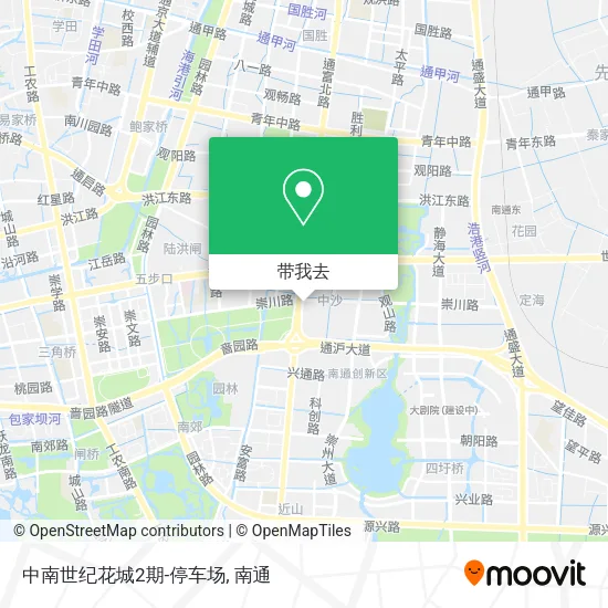 中南世纪花城2期-停车场地图
