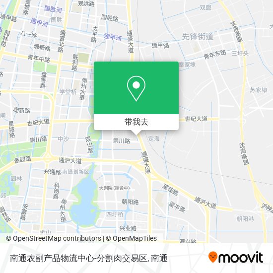 南通农副产品物流中心-分割肉交易区地图