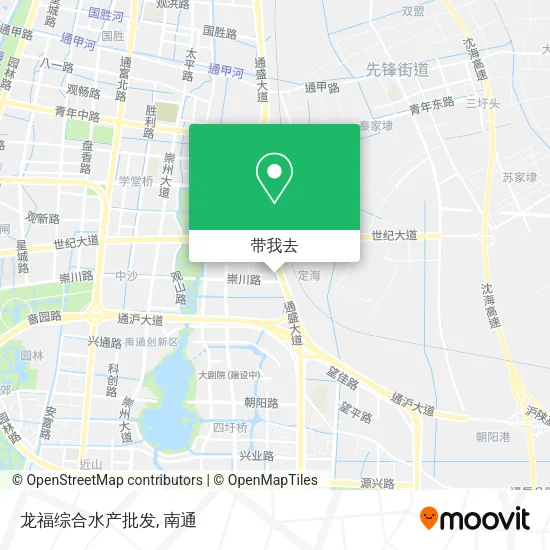 龙福综合水产批发地图