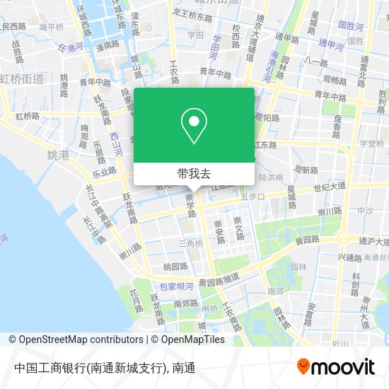 中国工商银行(南通新城支行)地图