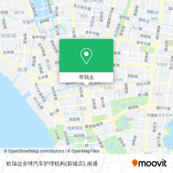 欧瑞达全球汽车护理机构(新城店)地图