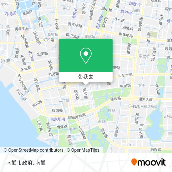 南通市政府地图