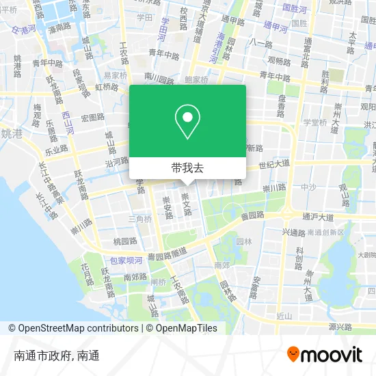 南通市政府地图