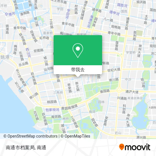 南通市档案局地图