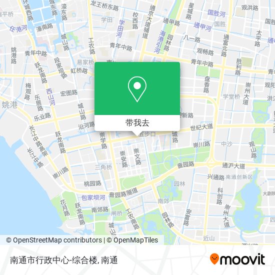 南通市行政中心-综合楼地图