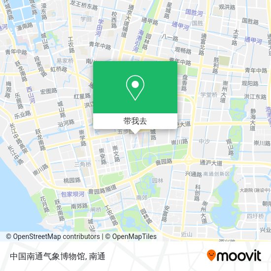 中国南通气象博物馆地图