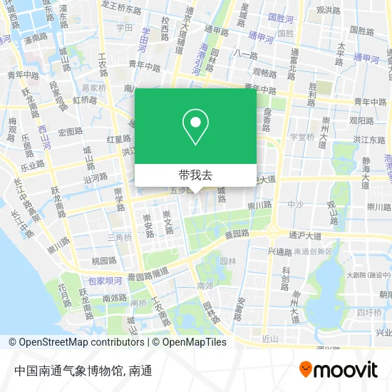 中国南通气象博物馆地图