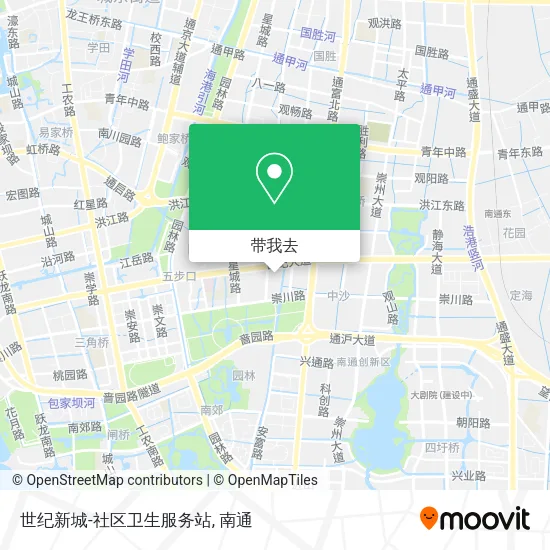 世纪新城-社区卫生服务站地图