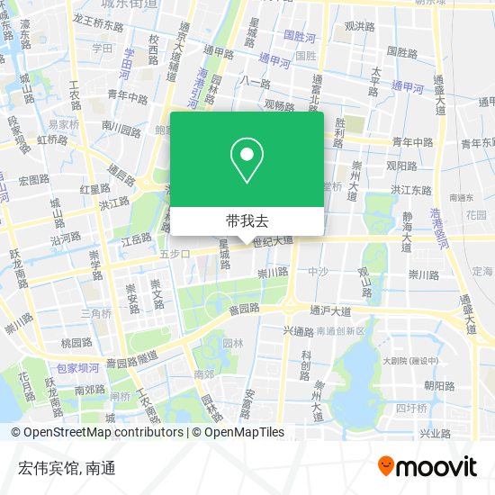 宏伟宾馆地图