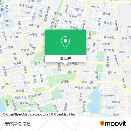 宏伟宾馆地图