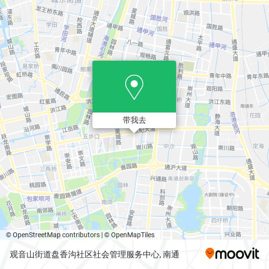 观音山街道盘香沟社区社会管理服务中心地图