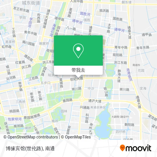 博缘宾馆(世伦路)地图