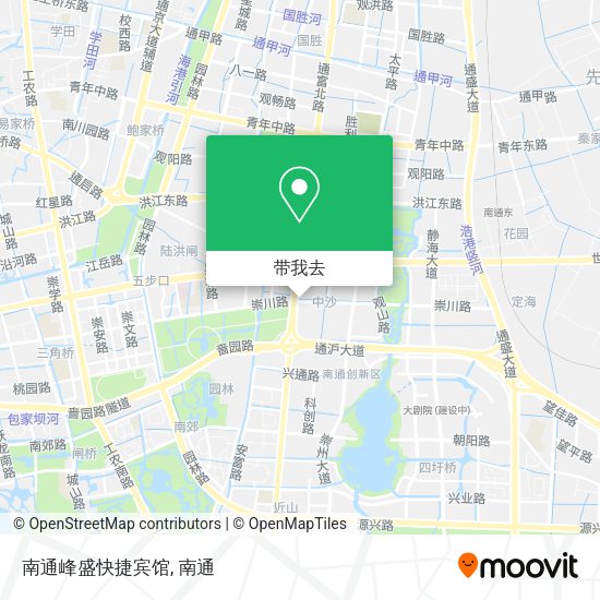 南通峰盛快捷宾馆地图