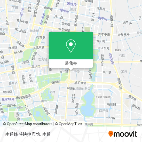 南通峰盛快捷宾馆地图