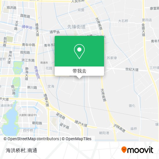 海洪桥村地图
