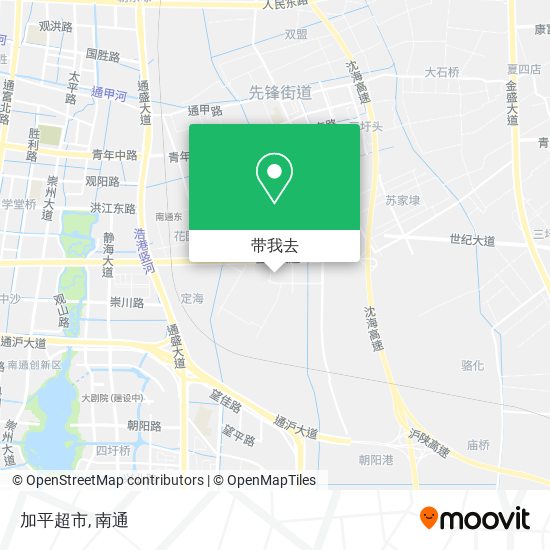 加平超市地图