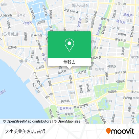 大生美业美发店地图