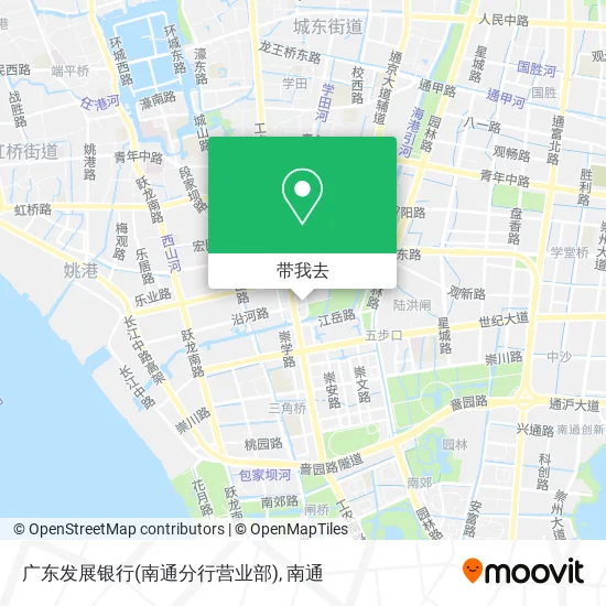 广东发展银行(南通分行营业部)地图