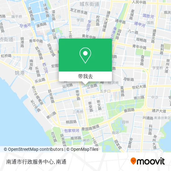 南通市行政服务中心地图