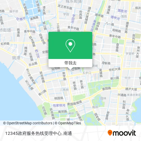 12345政府服务热线受理中心地图