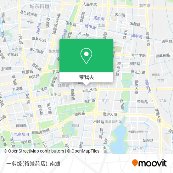 一剪缘(裕景苑店)地图