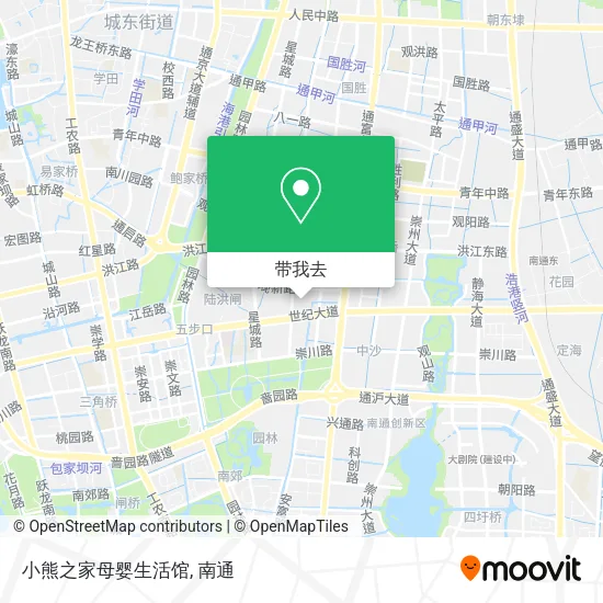 小熊之家母婴生活馆地图