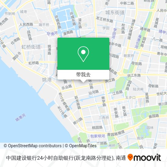 中国建设银行24小时自助银行(跃龙南路分理处)地图