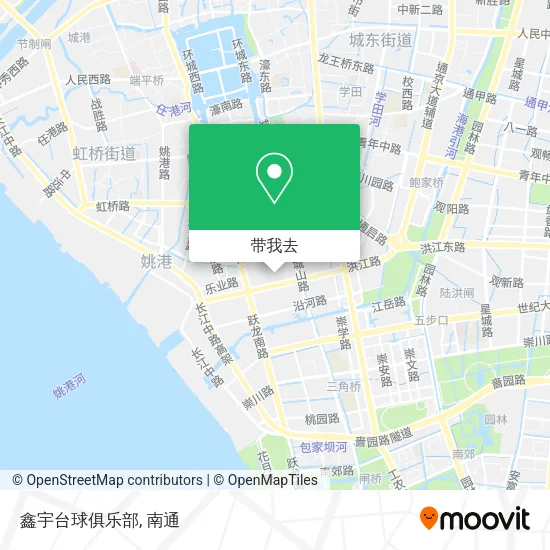 鑫宇台球俱乐部地图