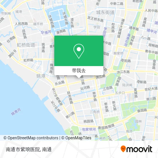 南通市紫琅医院地图
