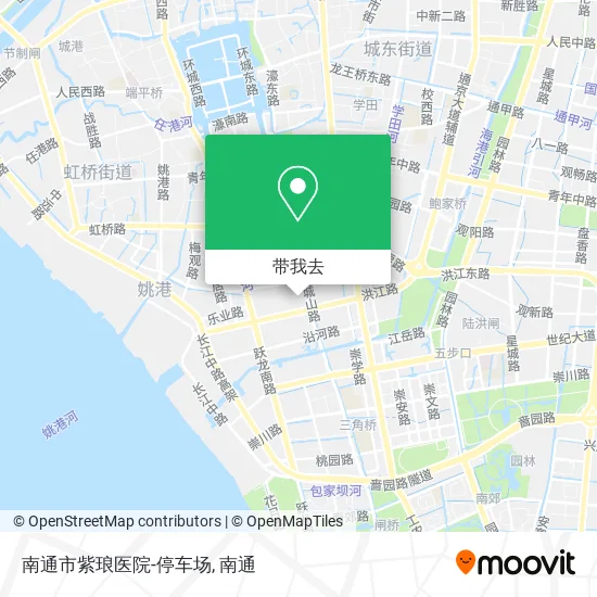 南通市紫琅医院-停车场地图