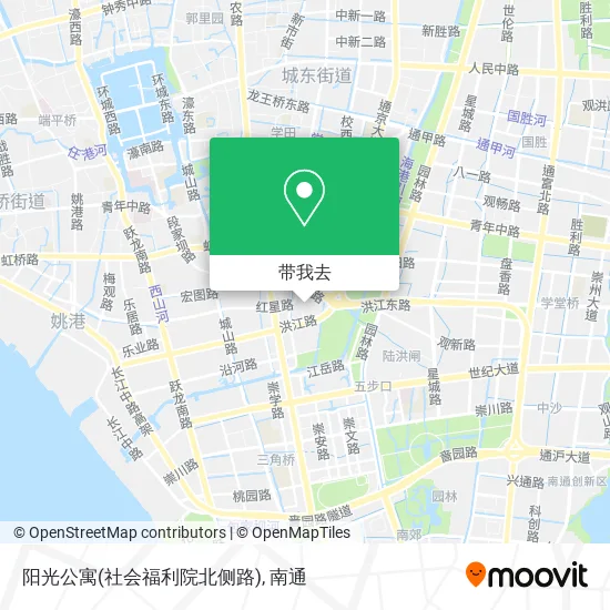 阳光公寓(社会福利院北侧路)地图