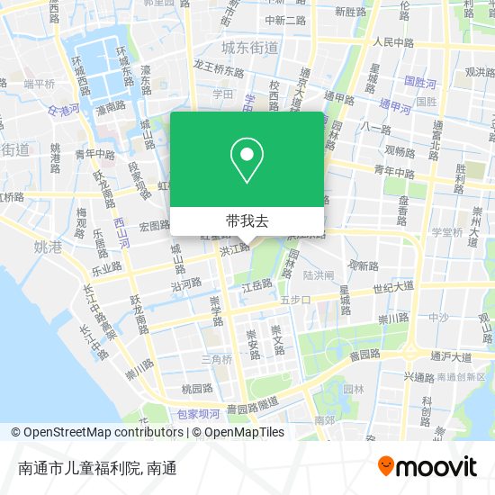 南通市儿童福利院地图