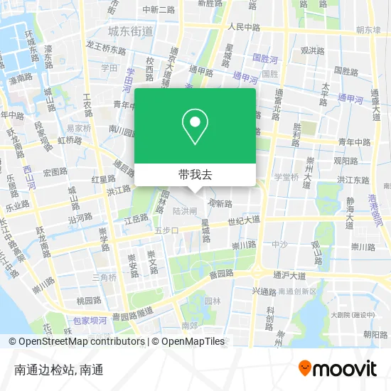 南通边检站地图