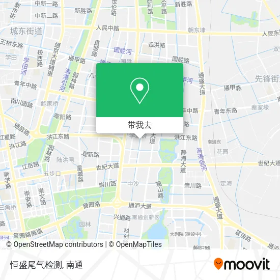 恒盛尾气检测地图