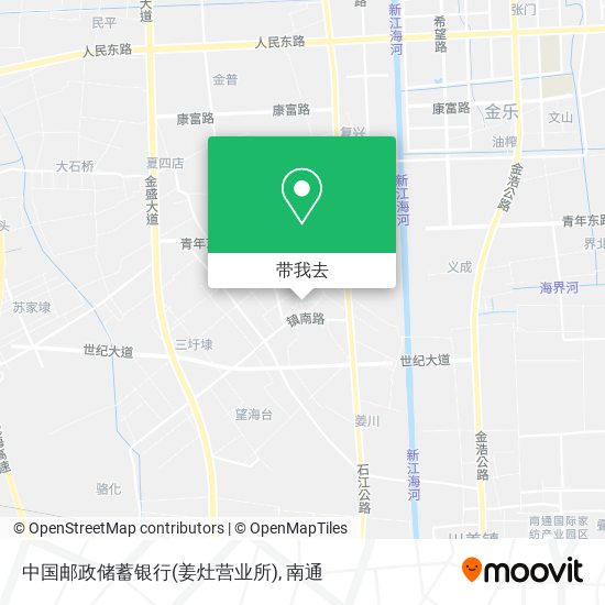 中国邮政储蓄银行(姜灶营业所)地图
